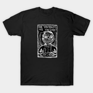 Are You Hungry - We suck Young Blood Illustrated Lyrics - Inverted T-Shirt